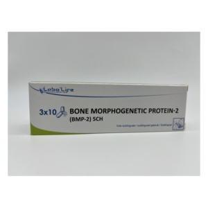 Packung mit Bone Morphogenetic Protein-2 (BMP-2) 5CH in einem klaren, informativen Design.
