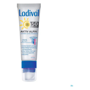 Ladival Aktiv Alpin Sonnen- und Kälteschutzcreme im Spendenbehälter mit hohem Lichtschutzfaktor 50+