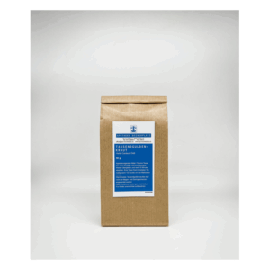 Beutel mit Tausendguldenkraut, beige Verpackung mit blauer Beschriftung von der Apotheke Boznerplatz.