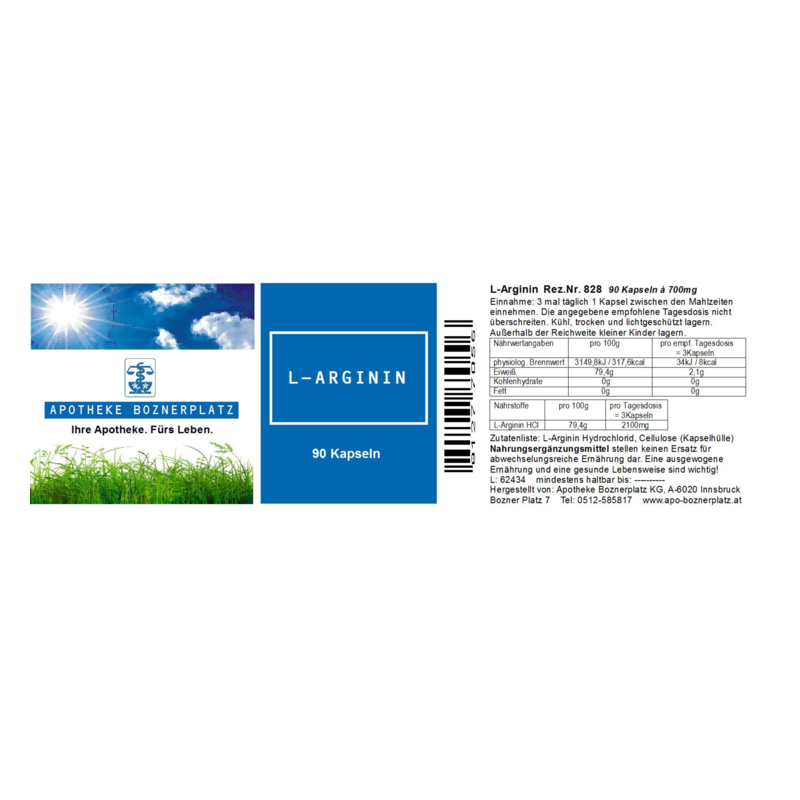L-Arginin 700 mg – Bild 2
