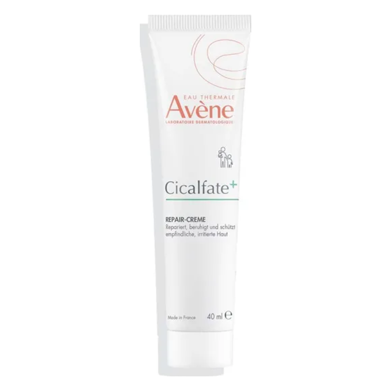 Tube Cicalfate+ Repair-Creme für empfindliche, irritierte Haut, 40 ml, mit beruhigenden Eigenschaften.