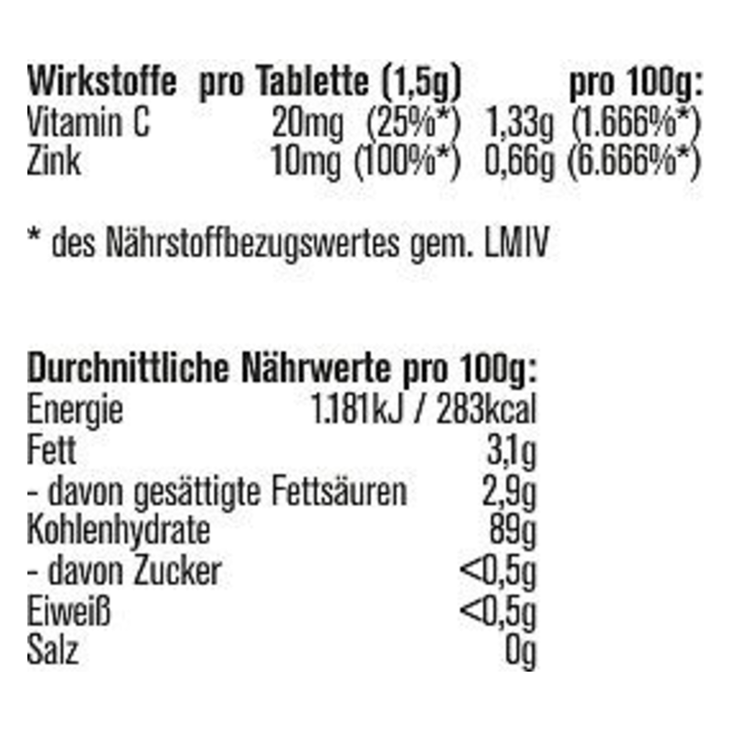 ApoLife Zink Lutschtabletten mit Vitamin C – Bild 2