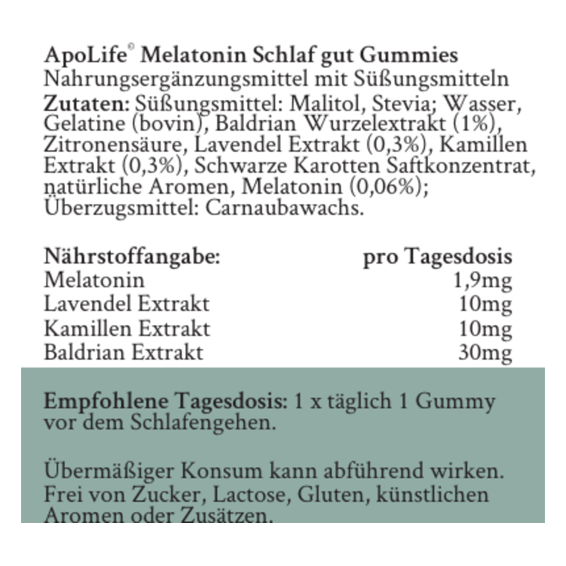 ApoLife Melatonin Gummies – Bild 2